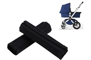 SALALIS 2PCS Baby Stroller Armrest Cover, Baby Handle Grip Bar Bumper Cover Kid Pushchair Pram Stroller Cover Stroller Armrest Sleeve