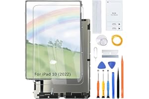 H&LYCYJ Display Bildschirm für iPad 10th (2022) A3162 A2757 A2777 A2696 LCD Bildschirm Ersatz Assembly with kit (Keine Berührung)