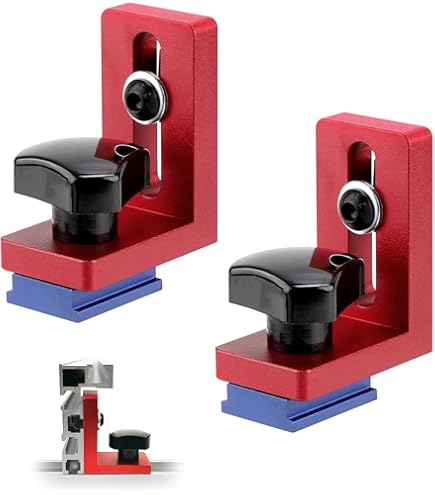 Rail en T, 75 Type 800 mm de rails en T, rainure en T en aluminium, gabarit de rainure en T pour découpe, mini-rail en T pour scie circulaire de menuiserie pour fixation de clôture