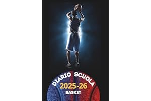 Diario scuola 2025 2026 basket: Agenda scolastica settimanale | Ragazzo o bambino | Scuola elementare, media o secondaria | A5