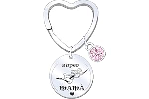 MNBVBV Regalos de madre llavero,llavero mamá regalo para el día de la madre, regalo de cumpleaños para las madres,para madre cumpleaños, día de la madre, Navidad (1)