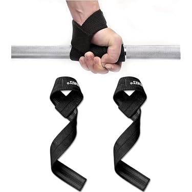 Blade Super Heavy Duty Wrist Wraps & Lifting Straps – 18" Or 24", Black/White/Red, Unisex 7 thumbnail image