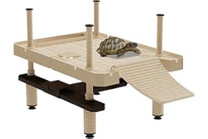 AFGSsm Isola per tartarughe d'acqua, Piattaforma tartarughe d'acqua, Isola galleggiante tartarughe per Tartarughe Molo Galleggiante(SIZE:L)