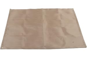 Brandsäker Matta, Brandskyddsmatta i Glasfiber, Högtemperaturbeständiga Grillkuddar för Utomhusgrill och Campingpicknick(100x80cm/39.37x31.50in)