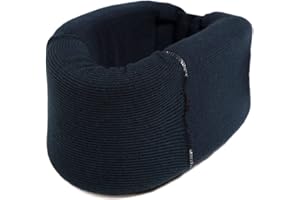 ‎ORTONES ORTONES | Halskrause mit Abnehmbarem Bezung | Cervicalstütze | Nackenstütze | Linderung von Schmerzen und Druck auf die Wirbelsäule | Einheitsgröße | Blau