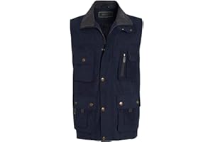 shelikes Men's Gilet Safari Hiking Outdoor Waistcoat Sleeveless Jacket Coat Gilets