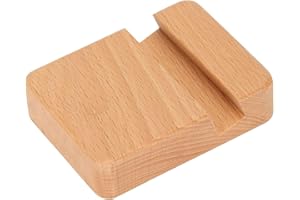 Smartify Handyhalterung aus Holz – Universelle Halterung für iPhone, Samsung, iPad, Kindle und mehr – Stilvoller und Stabiler Ständer für Tisch, Bett, Büro und Homeoffice