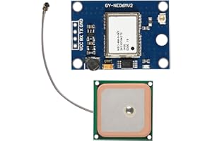 DWEII 1 Set GY-NEO6MV2 NEO-6M GPS Module NEO6MV2 with Flight Control EEPROM MWC APM2.5 Large Antenna for for Arduino EEPROM APM 2.5