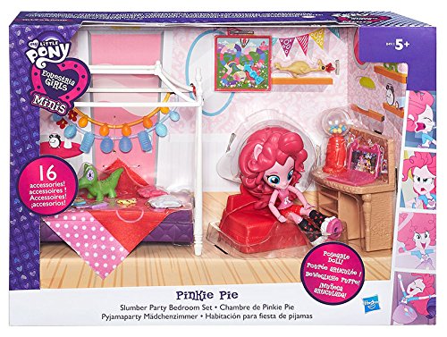 Preisvergleich Produktbild Hasbro 14B8824 - Minipuppen Spielset, Pinkie Pie Schlafzimmer