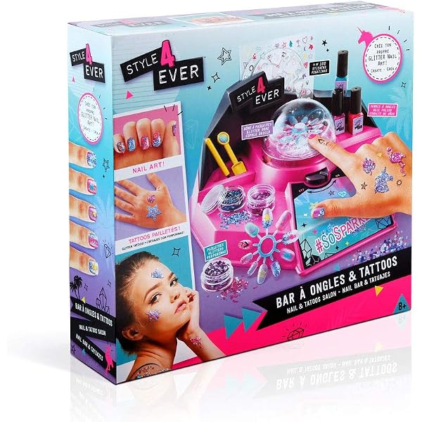 Crayola Creations Metallic Nagelset – DIY Nageldesign Für Kinder Ab 8 | Mit Glitzerlack & Folien