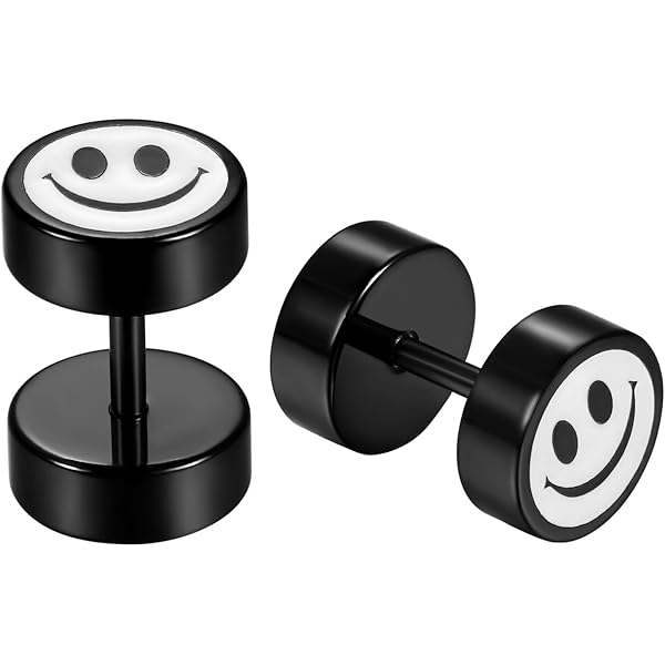 Tumundo 2 Fakeplugs Clous D'Oreille Faux Plugs Fake Tunnel Piercing