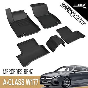 3d Maxpider Passgenau Allwetter Fussmatten Fur Mercedes Benz A Klasse 2018 2021 Cla Klasse 2019 2021 Amazon De Auto Motorrad