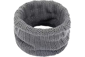 PLUTO & FOX Braga Para El Cuello Unisex Color Liso De Lana De Ganchillo Para Invierno Cálido Pasamontañas Para Ciclista Motociclismo