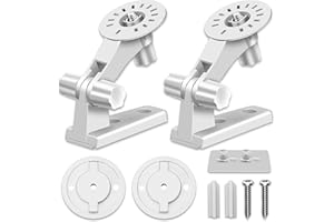 DHSWNNG Uchwyt na aparat, uchwyt ścienny do kamery bezpieczeństwa z regulowanym kątem z podstawą kamery uchwyt sufitowy z samoprzylepnym hakiem obrót o 180 stopni kompatybilny TP-Link Tapo