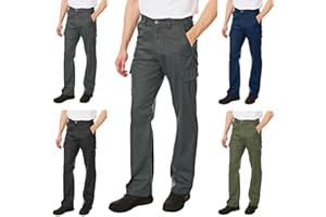 Lee Cooper 205 Cargo Cargo spodnie robocze dla mężczyzn z wieloma kieszeniami