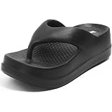 DOCTOR HEALTH SUPER SOFT Women’s Thick Sole EVA Flip Flops | Soft Cushioned Cloud Comfort Slippers | Lightweight Anti-Slip Open Toe Casual Sandals for Indoor Outdoor Everyday Wear: 