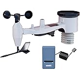 ECOWITT Weather Stations, 7-in-1 Outdoor Sensor Array Wireless Weather Station with Solar Powered, Weather App, Weather Serve