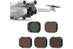 HAPAW ND Filter für DJI Mini 3/Mini 3 Pro, [5-Stück] ND8 ND16 ND32 ND64 CPL Filter,Mehrfach Beschichtete Filter Kamera Objektiv Filterset kompatibel mit DJI Mini3 Pro/DJI Mini 3