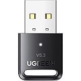 UGREEN Adattatore Bluetooth 5.3 USB per PC Chiavetta per Windows 11 10 8.1, Dongle Compatibile con Controller PS5 PS4 Xbox On