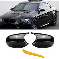 Coperture Laterali Posteriori In Vetro Nero Lucido Per BMW Serie 3 E90/M3 2005-2011