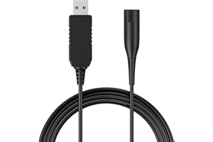 Amzpas 12V 0,4A Caricatore per Braun Rasoio Elettrico Series 9 8 7 6 5 4 3 2 1, Veloce Cavo per Braun 5544 51-B1200s 71-B1200s 70-B1200s 71-S7200cc 61-B4500cs 61-N1200s Rasoi