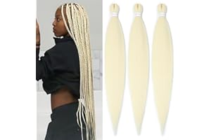 YDDM Capelli Per Treccine Africane Extension Trecce Bionde Braids Extension 32 Pollici 3packs Extension Per Treccine Africane Extension Capelli Per Trecce Braiding Hair(32 pollici, 613#)