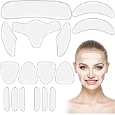EFTIAAN Anti-Wrinkle Silicone Face Patches – 16 PCS Reusable Forehead, Eye, Mouth, and Neck Pads for Fine Lines & Wrinkle Rep