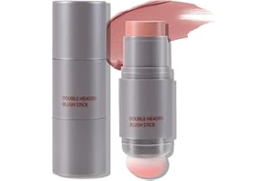 Boobeen Creme Rouge Stick Doppelkopf Leichtgewicht Langlebige Farbe Natürliche Rouge Makeup Stick Multi Gesicht erröten für Wange, Lippe und Auge