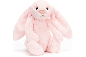 JELLYCAT Jelly Cat-Bashful Pink Bunny Medium, Multicolore, x6682x65E0