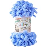 Alize Puffy El &Ouml;rg&uuml; İpi 5 Adet (112 Mavi)