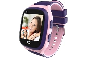 4G Kids Smart Watch GPS Tracker - Smartwatch with Two Way Call Video Calling 7 Puzzle Games Voice Chat SOS School Mode Pedometer Geo-Fence Touch Screen Alarm Clock Smartwatches for Boys Girls