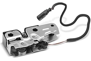 Frankberg Serrure de capot 2 broches inférieures compatible avec Golf VI 5K1 hayon 2008-2013, Cabriolet 2011-2016, Van 2008-2012 Replace# 5K1823509