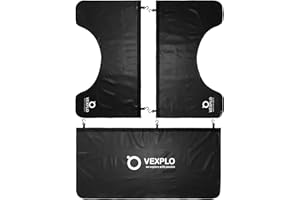 Vexplo Automotive Magnetic Wing Covers for Mechanics, 3 Pcs Double-Layer Fender Protector with Hooks & Strong Sew in Magnets for SUV Sedan Truck Vehicles Jeep Wrangler, Large Universal Size