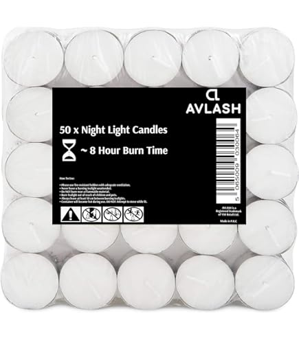 SET Of 200 - IKEA GLIMMA Unscented Tealights Tea Light Candles, White