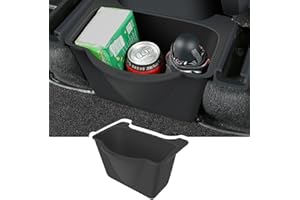 ‎THINSGO ThinsGO für Tesla Model Y hintere Mittelkonsole Aufbewahrungsbox, Passagiere in der 2. Reihe verstauen Zubehör, Organizer unter der hinteren Klimaanlage, geräuschlos, große Öffnung, Silikon