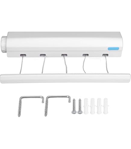 Stendibiancheria A Soffietto Da Parete - Acciaio Inox, 6m Capacità, Made In Italy - Foto 14