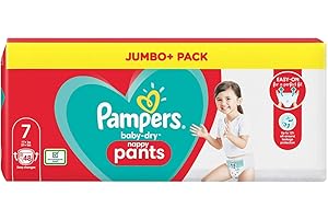 Pampers Baby-Dry Pants Couches-culottes Taille 7, 17 kg et plus, paquet géant