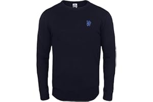 Chelsea FC Mens Jumper Knitted Crest Lion Official Football Gift