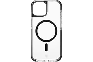 cellularline - Tetra Force Strong Guard mag - iPhone 15 - Funda Ultra Protectora - Compatible con el ecosistema Magsafe de Apple - Transparente