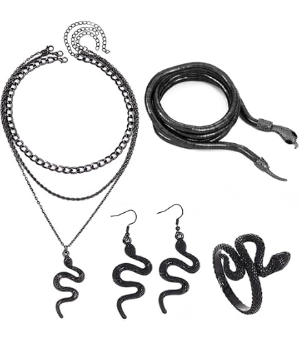 Serre-Tête Serpent Méduse Zoestar - Feuille Dorée Strass - Déesse Grecque Femme