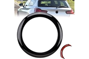 CONBLOM Rear Boot Ring Badge Surrounding Cover Compatible with BMW F20 F21 1 Series 2011-2019 M135i M140i (Gloss Black)