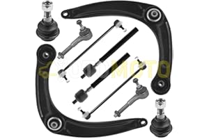 TEILEX GERMANY Kit brazo de suspensión delante compatible con PEUGEOT 307 compuesto por 10 autopartes