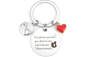 RGHSZ Portachiavi Coppia,Regalo San Valentino per Lui,Regali per Lui,Regali per Lei,Regali San Valentino per Lei,Regalo San Valentino,Regali per Nozze Doro,Regali Di Coppia Natale