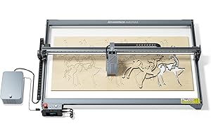 ATOMSTACK MAKER ATOMSTACK X40 MAX Máquina de Grabado Láser, Grabador Láser CNC 210W, Grabadora Láser 24W/48W con Dispositivo Asistido por Air Assist, Cambio de Modo de Grabado/Corte con una Tecla,800mm×400mm