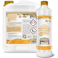 FURTH CHEMIE Grünbelag-Entferner-Konzentrat | zum Entfernen von Grünbelägen, Algen, Flechten auf Fassade, Holz, Dach…