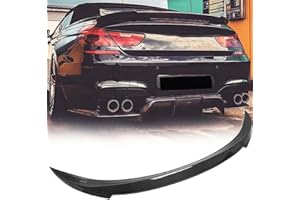 TGFOF Carbon Kohlefaser Heckspoiler passend für BMW 6er M6 F06 F12 640i 650i Limousine 2012-2016 Kofferraum Deckel Spoiler Flügel Lippe Auto Zubehör