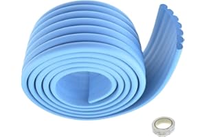TUKA-I-AKUT TUKA Multiusos Protector Espuma, 200cm x 80mm x 8mm Universal anticolisión Protector Rollo para Superficie Dura & Bordes, anticolisión Protección Tira para Bebés y niños, Azul, TKD7002-blue