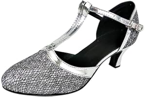 Sonnena Botas De Nieve Hombre Y Mujer Zapatos de baile de salón de baile para mujer, tango, salsa, zapatos de lentejuelas, zapatos de baile social