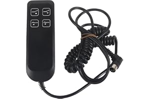 IP66 Electric Power Recliner Switch 4-knapps Fjärrkontroll Handkontroll Elektrisk Soffkontroll 5-stift för Lyftstol Elektrisk