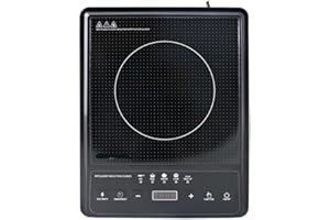 FLM SYSTEM Piastra induzione fornello portatile elettrico piano cottura cucina 2000W
